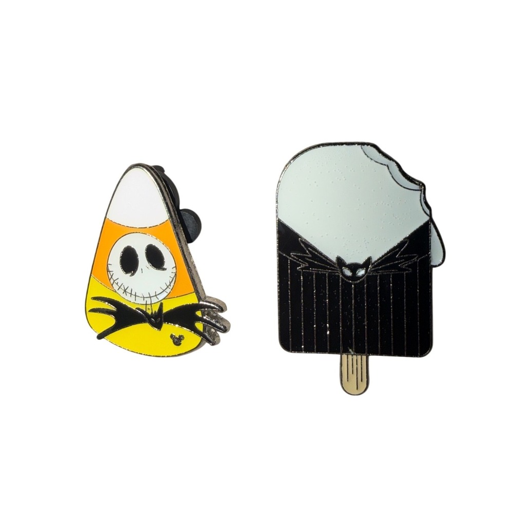 Disney Jack Skellington Trading Pin Lot Hidden Mickey Candy Corn Ice Cream